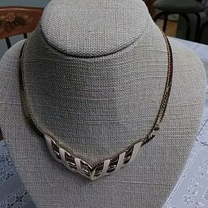 Blush Pink Gold Serpentine necklace